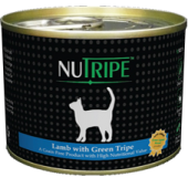 Nutripe Cat Lamb with Green Tripe 185g 1 carton (24 cans)